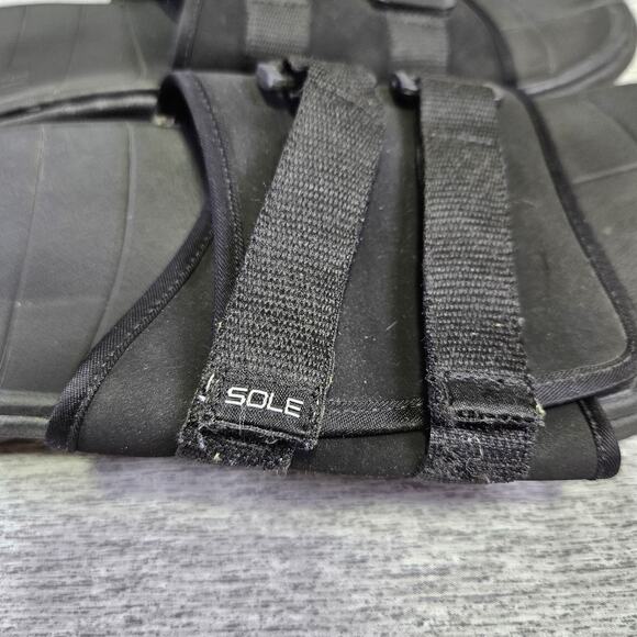 SOLE Mens Mendocino Orthotic Slide Sandal Black Adjustable Arch Support Sport 14 - Picture 7 of 15